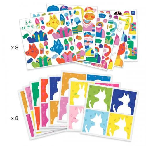 Totalmente Pop - Criar com Autocolantes | Djeco