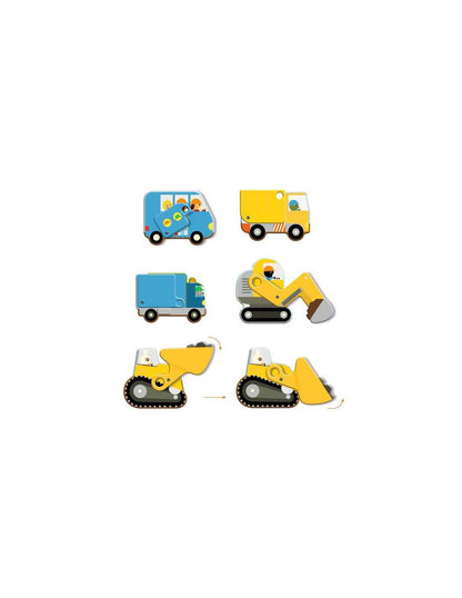 Puzzles - Máquinas de Construção | Djeco