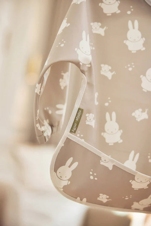 Babete com mangas - Miffy&Snuffy - Olive Green.