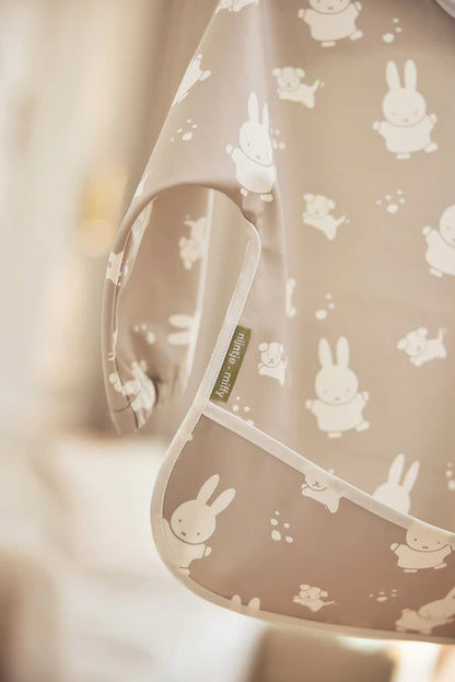 Babete com mangas - Miffy&Snuffy - Olive Green.