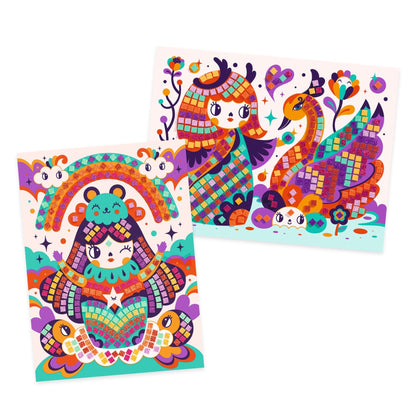 Jogo de Colagem em Mosaico - Kokeshi | Djeco