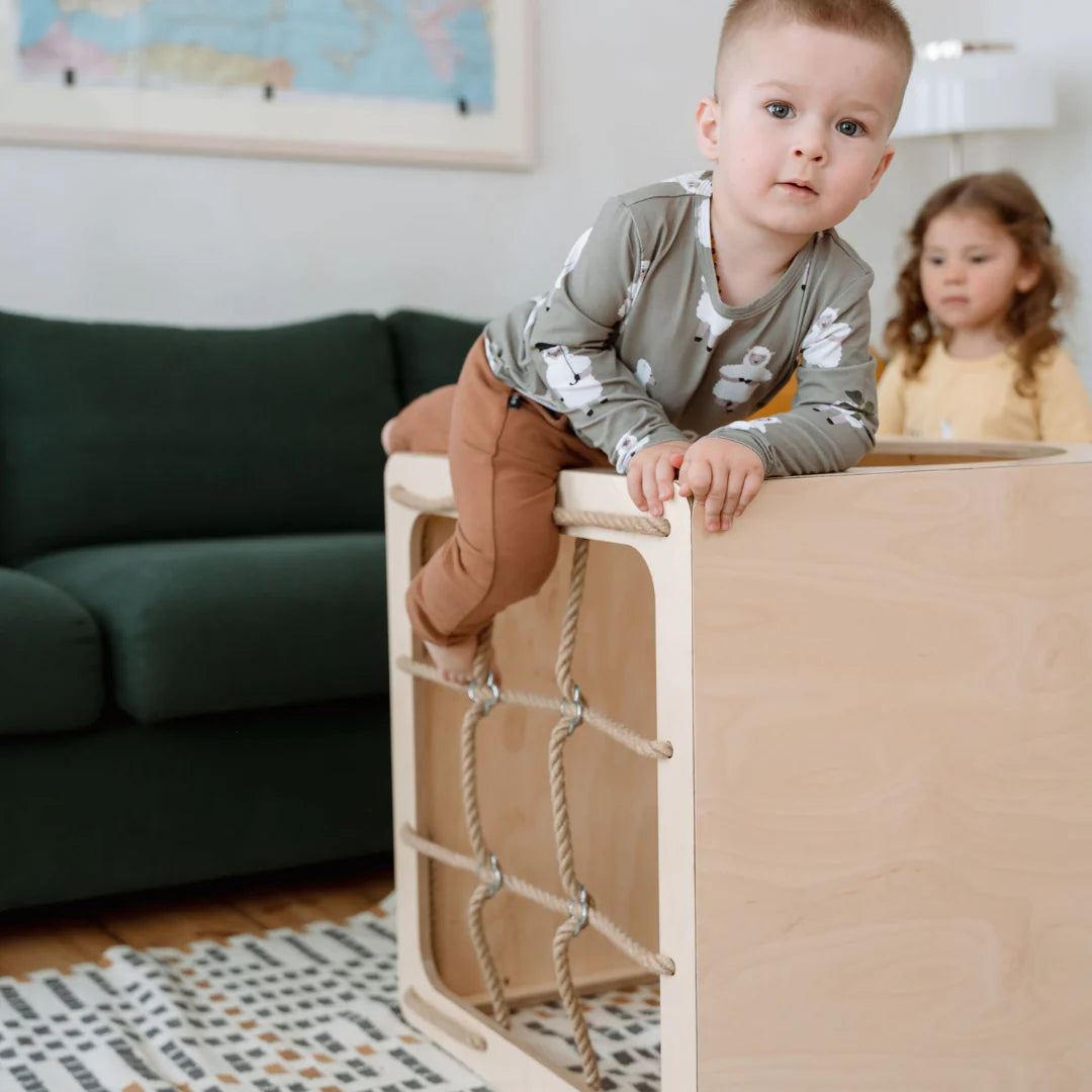 Cubo de Escalada - Inspiração em Emmi Pikler | Ette Tete