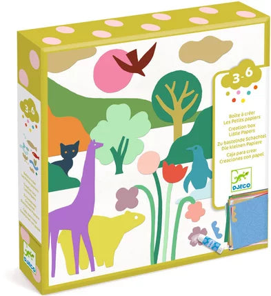 Atividades de Colagem com Papéis Coloridos | Djeco