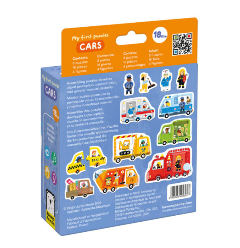 My First Puzzles - Cars | Banana Panda