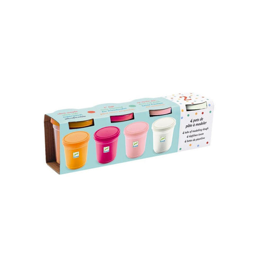 4 Potes de Plasticina Sweet | Djeco