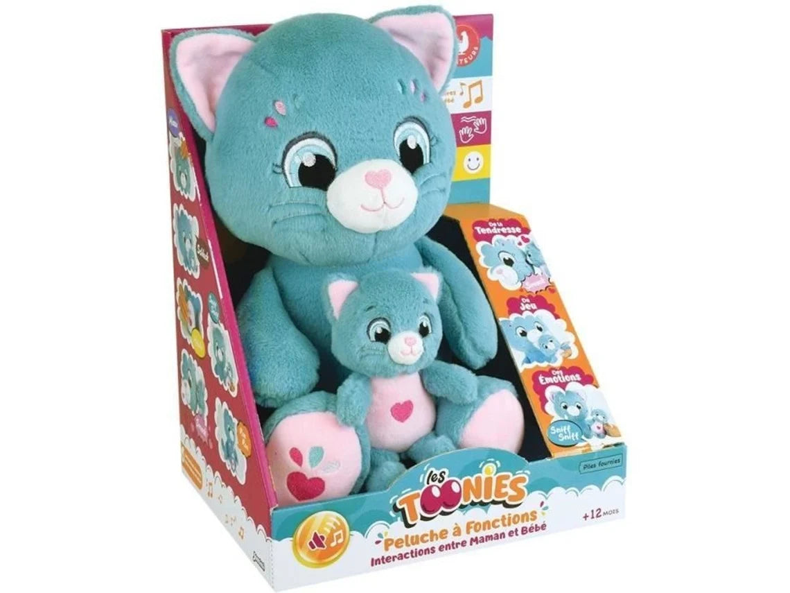 Les Toonies - Peluche Gato Mãe e Bebé