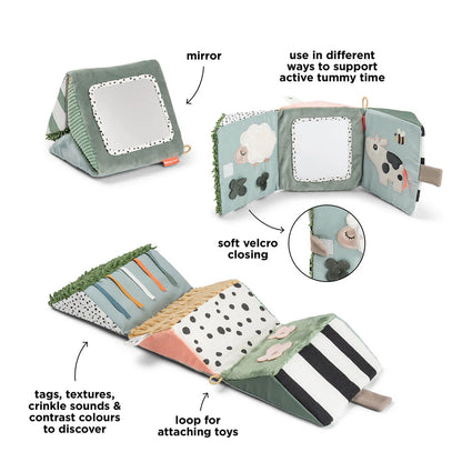 Triângulo sensorial desdobrável - Tiny Friends | Done by Deer