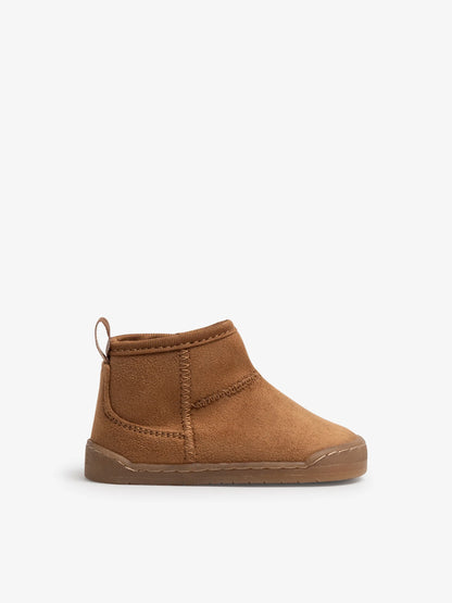 Botas Com Pêlo - Free Baby - Castanho | Mustang.