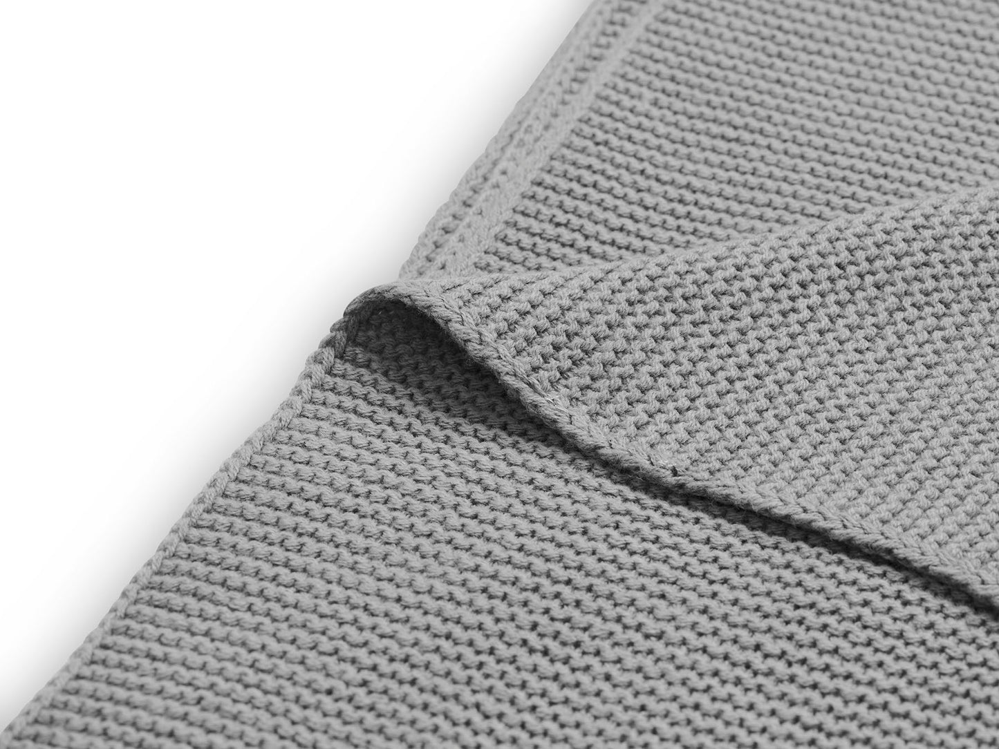 Manta Basic Knit Stone Grey 75x100.