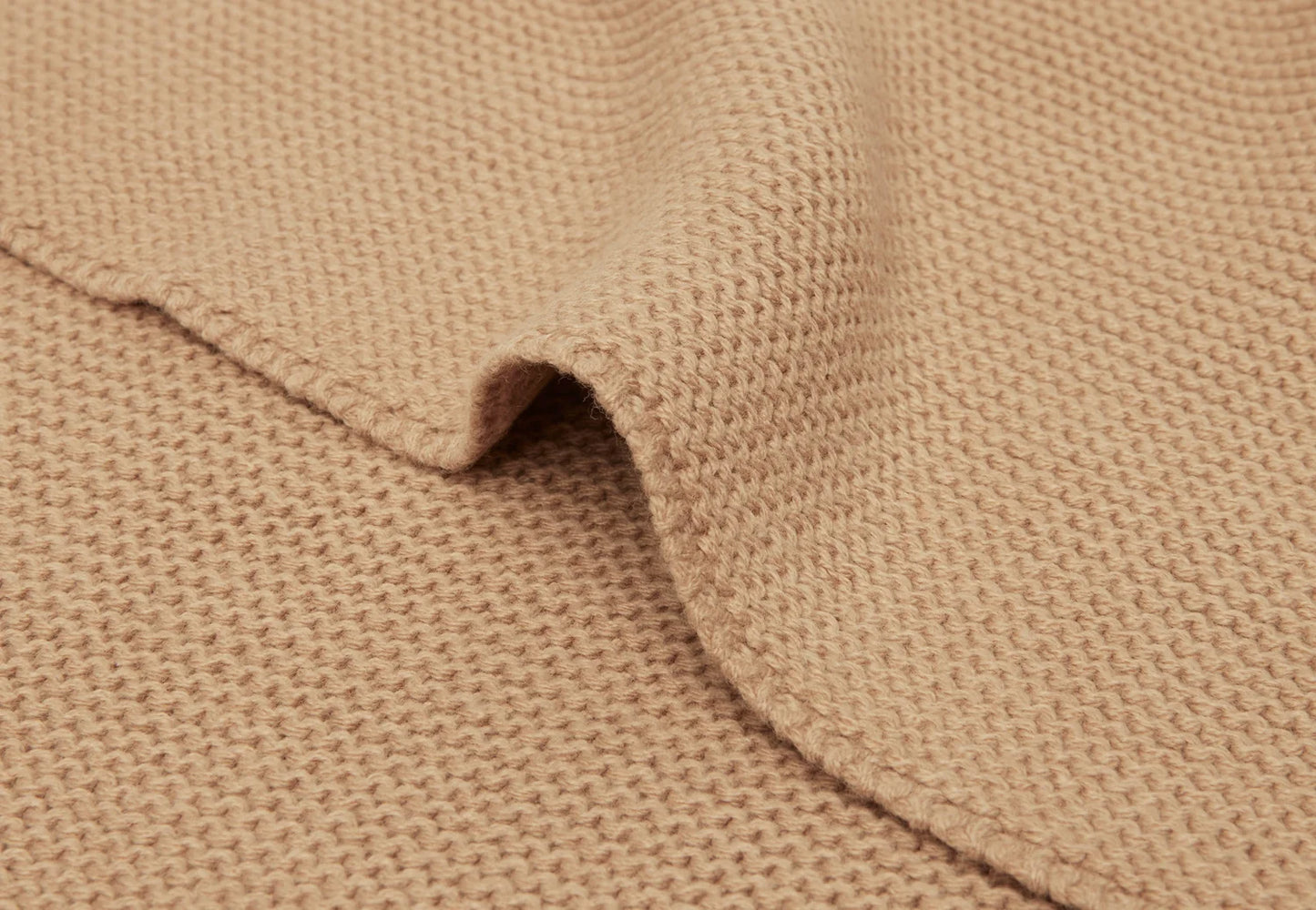 Manta Basic Knit Biscuit 75x100 cm.