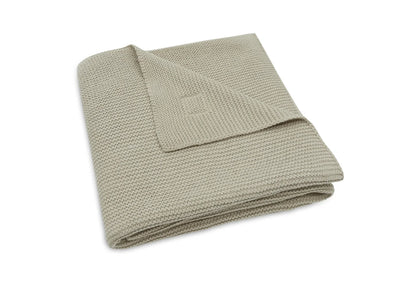 Manta Basic Knit Olive Green 75x100 cm.