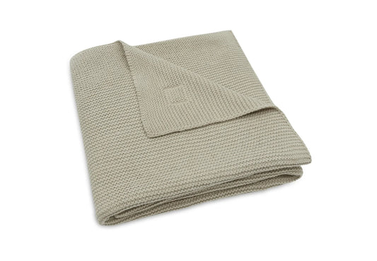 Manta Basic Knit Olive Green 75x100 cm.