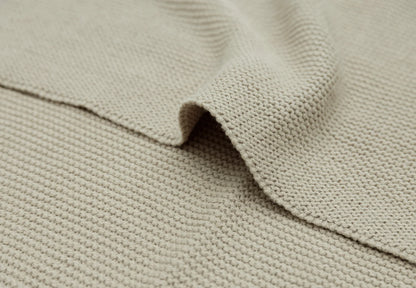 Manta Basic Knit Olive Green 75x100 cm.