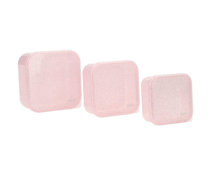 3 Caixas Snack - Glitter Pink