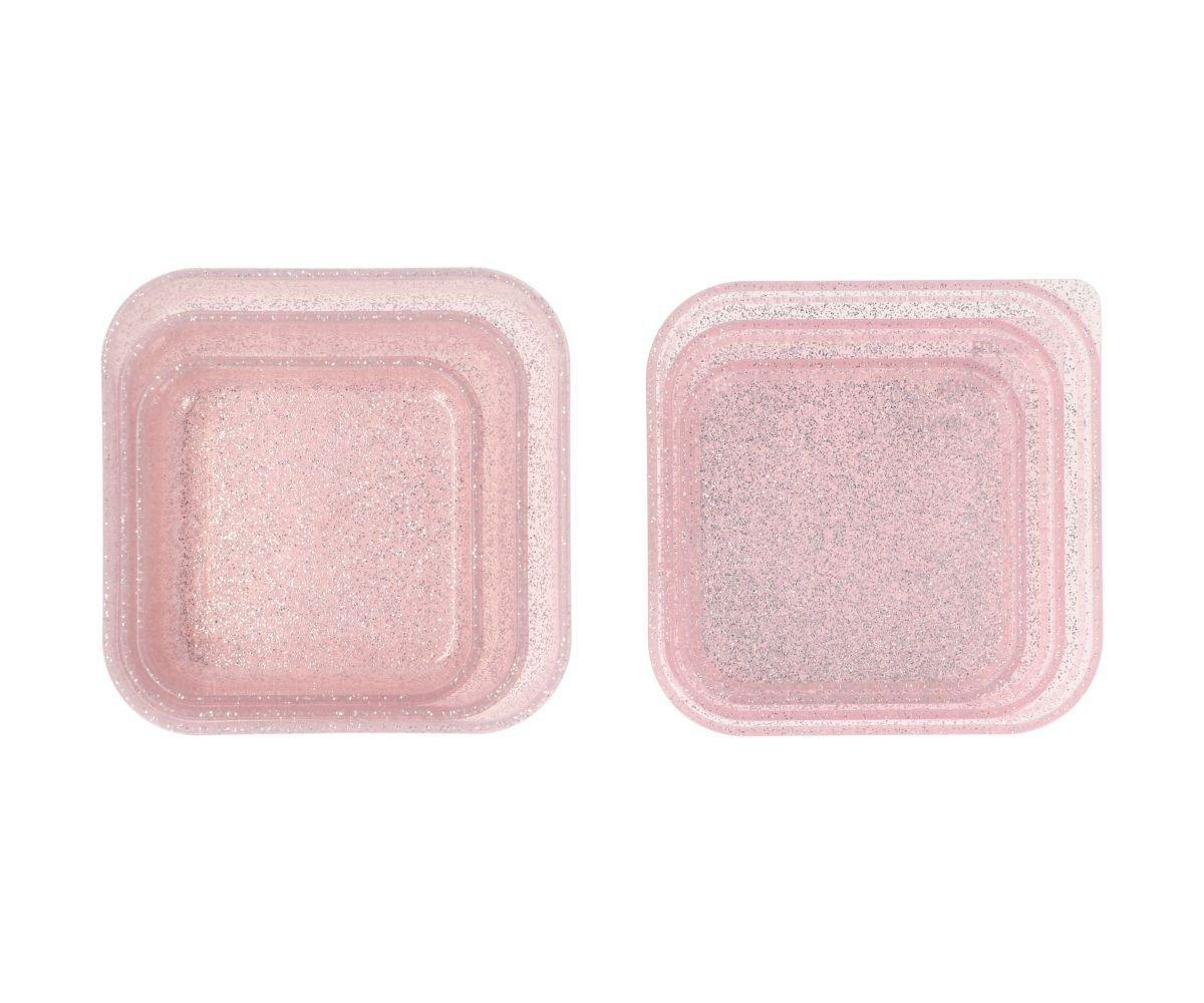 3 Caixas Snack - Glitter Pink