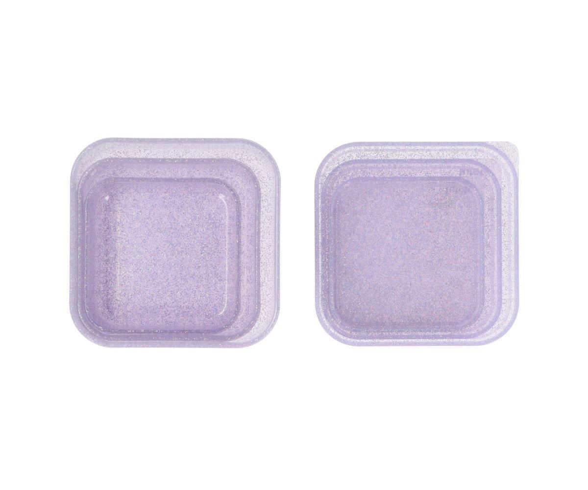 3 Caixas Snack - Glitter Lilac