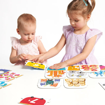 Puzzle Make a Match Number Train | Banana Panda