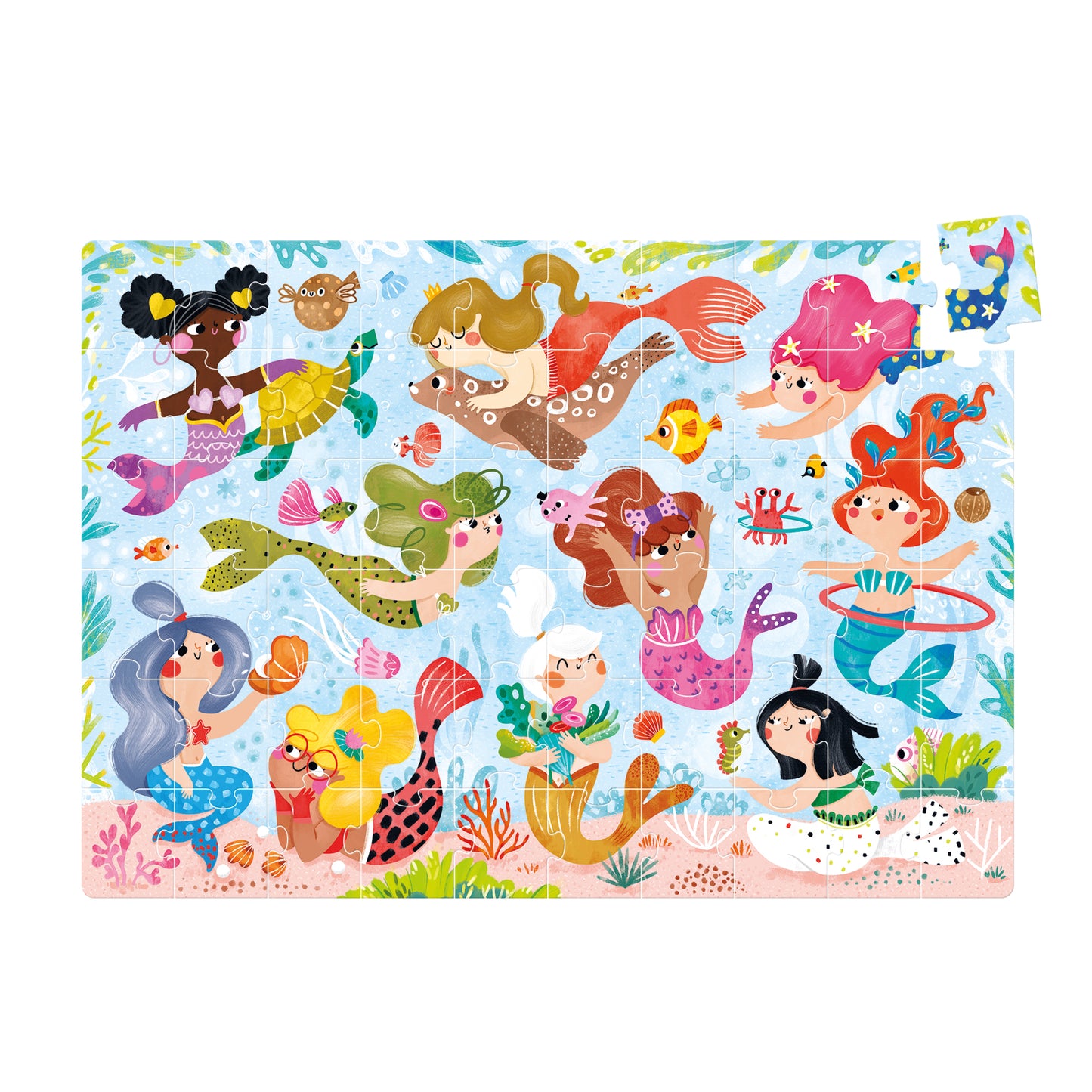Puzzle Magical Jumbo Mermaids | Banana Panda