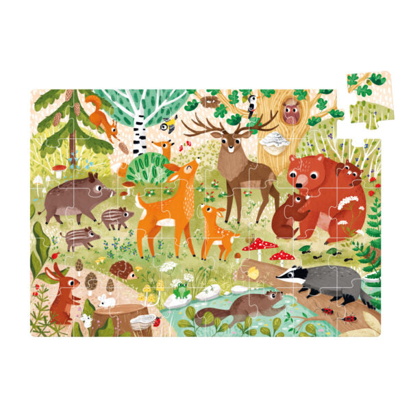 Puzzle Wild Jumbo Forest Animals | Banana Panda