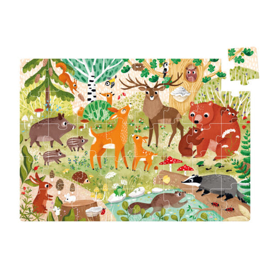 Puzzle Wild Jumbo Forest Animals | Banana Panda