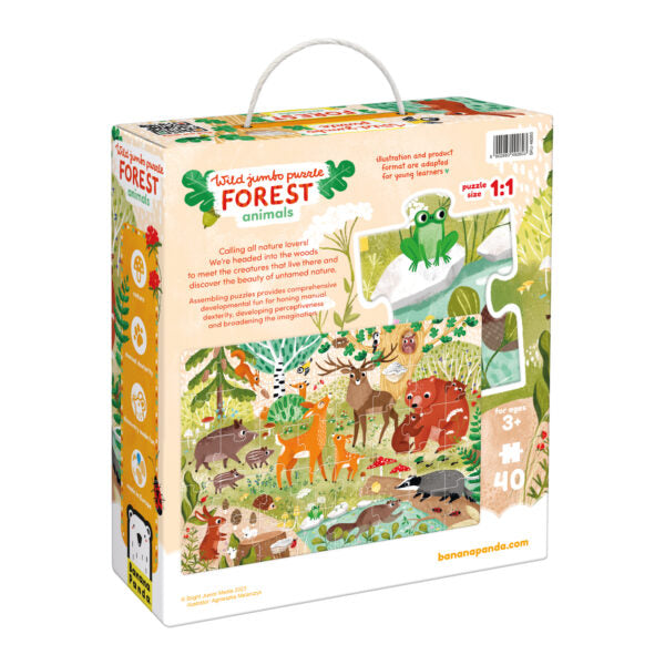 Puzzle Wild Jumbo Forest Animals | Banana Panda