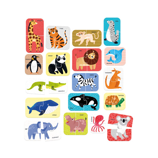 Puzzle Pairs - Wild Animals | Banana Panda