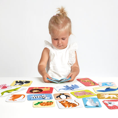 Puzzle Pairs - Wild Animals | Banana Panda