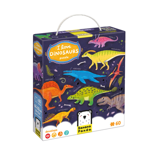 Puzzle I Love Dinosaurs | Banana Panda