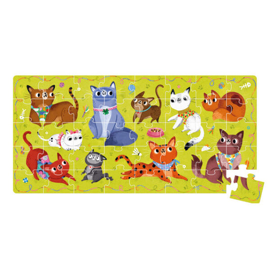 Puzzle I Love Cats | Banana Panda