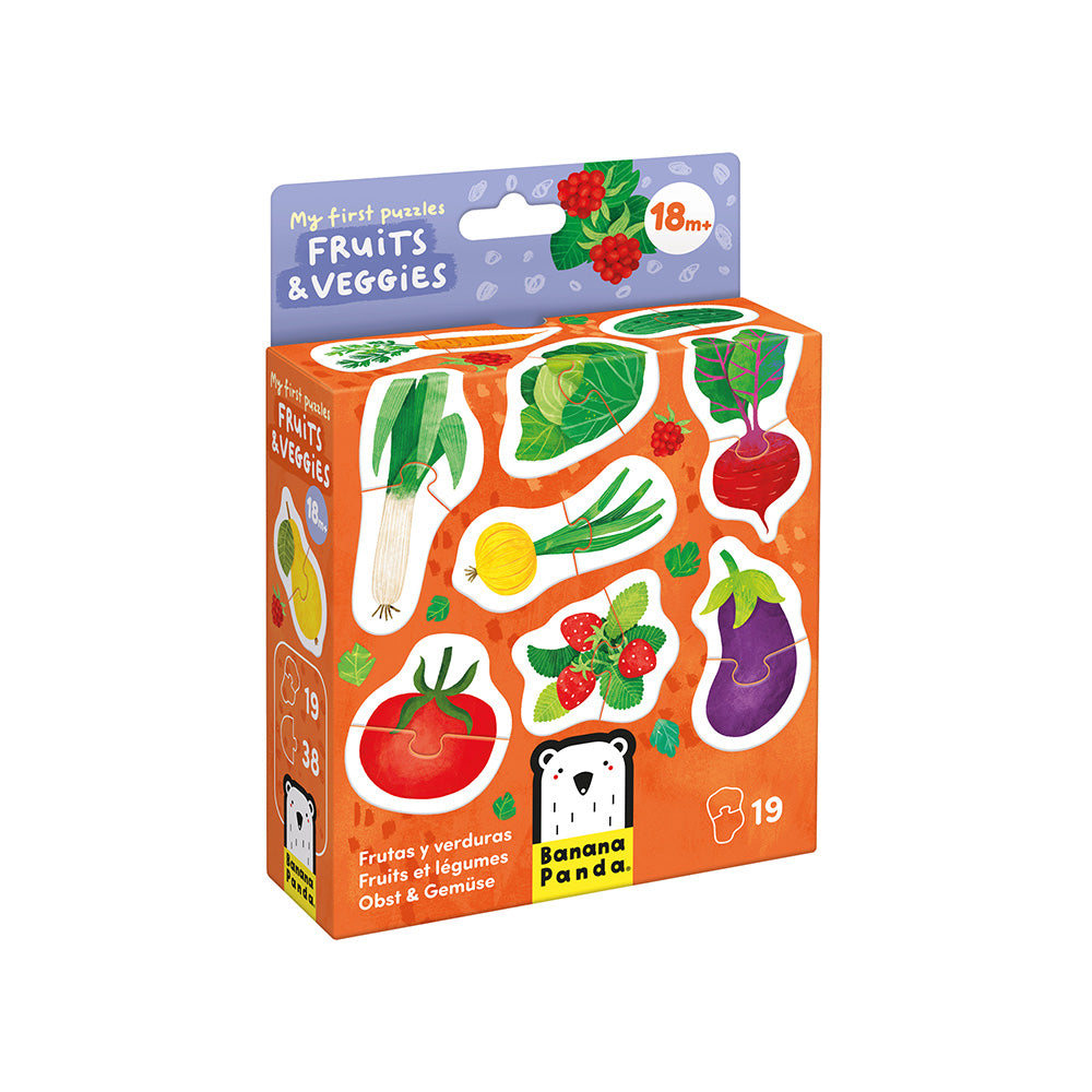 My First Puzzles - Fruits & Veggies | Banana Panda