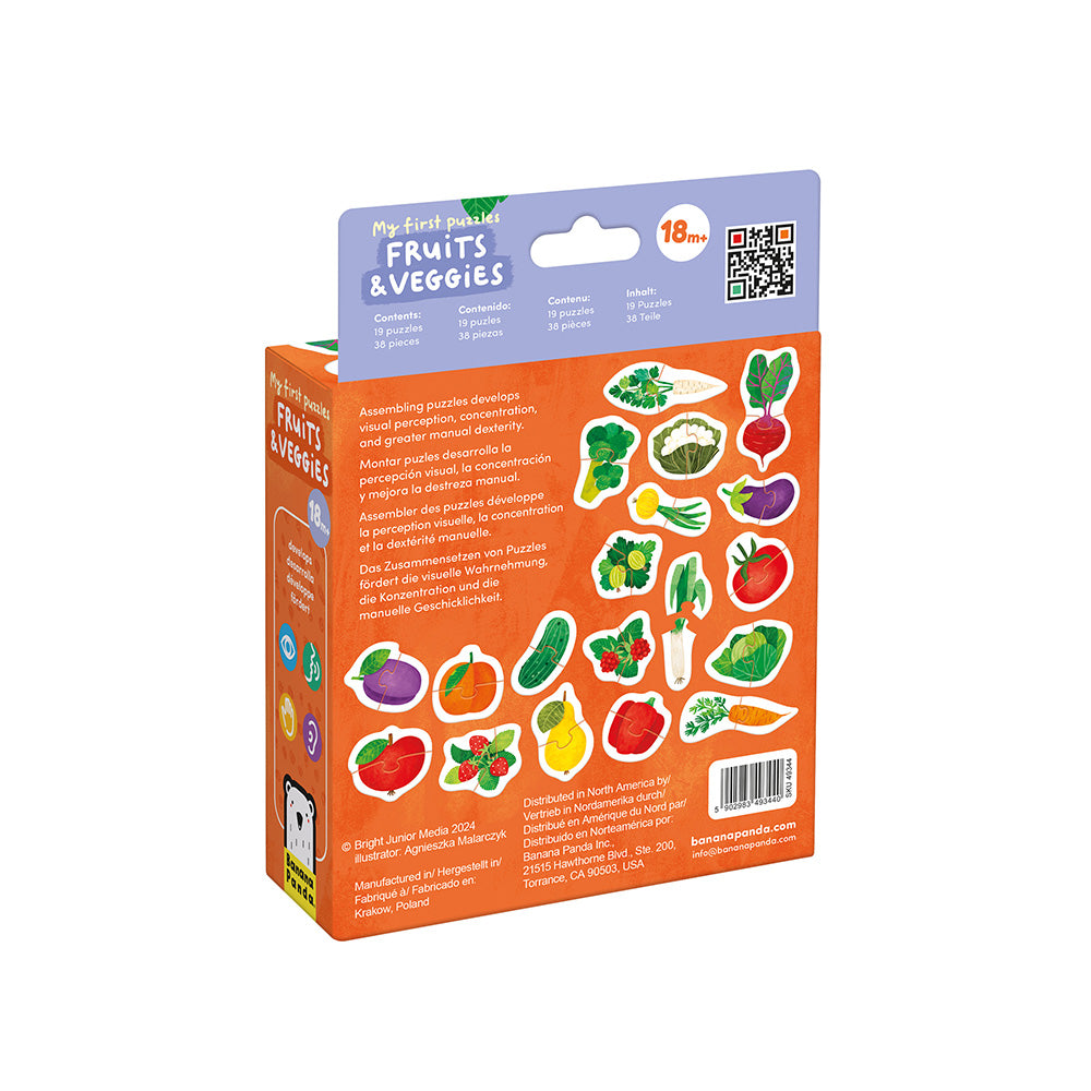 My First Puzzles - Fruits & Veggies | Banana Panda