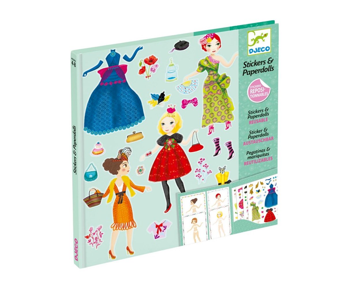 Tão na Onda da Moda! - Autocolantes Reposicionáveis | Djeco