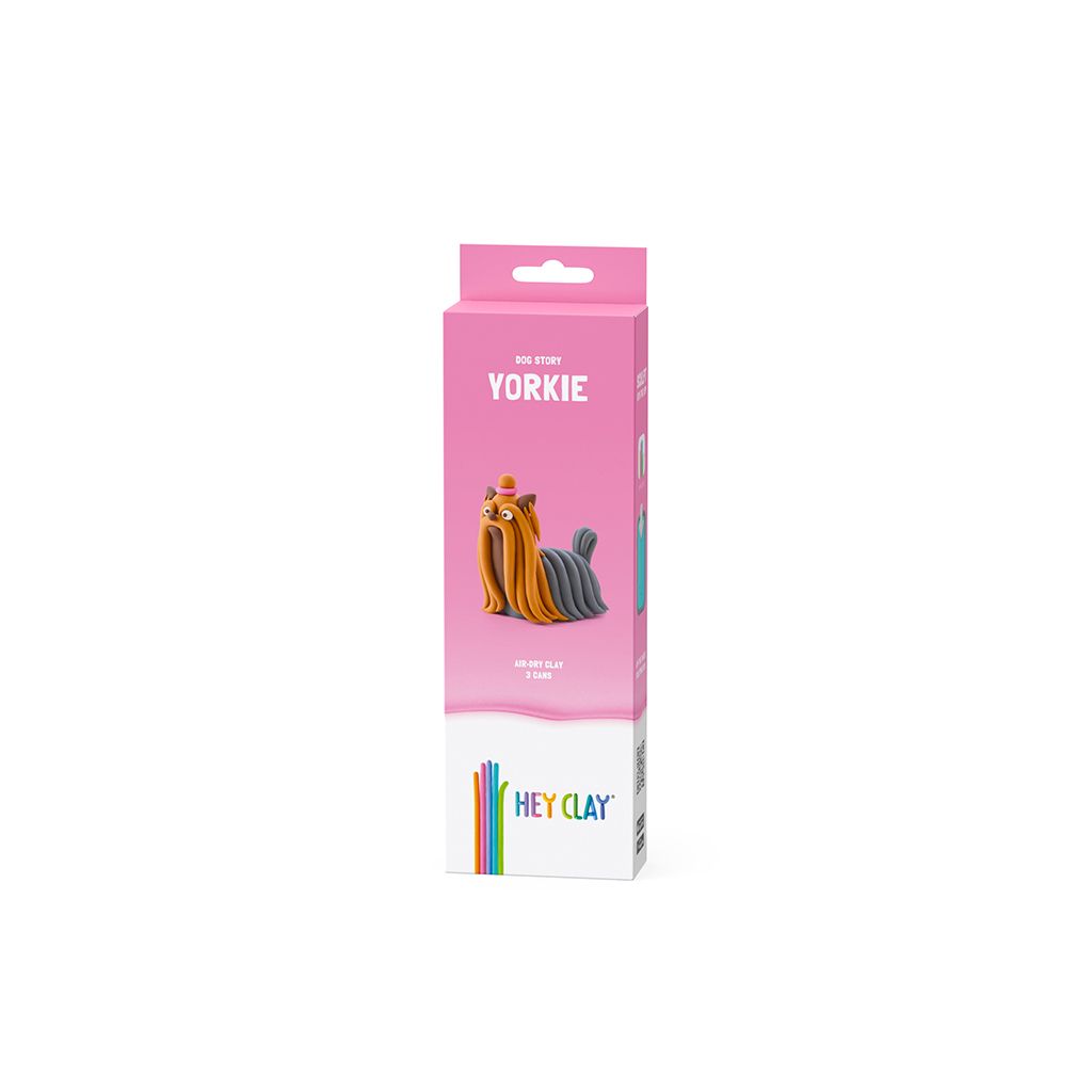 Massas de Modelar Dog Story - Yorkie | HEY CLAY