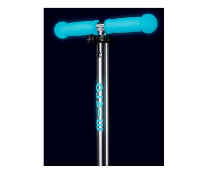 Trotinete - Mini Micro Deluxe Glow Aqua Scooter com luzes LED