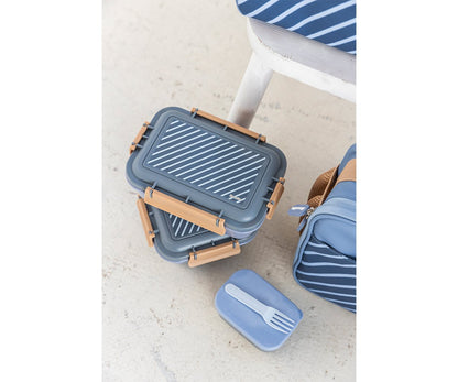 Lancheira Grande - Stripes Blue
