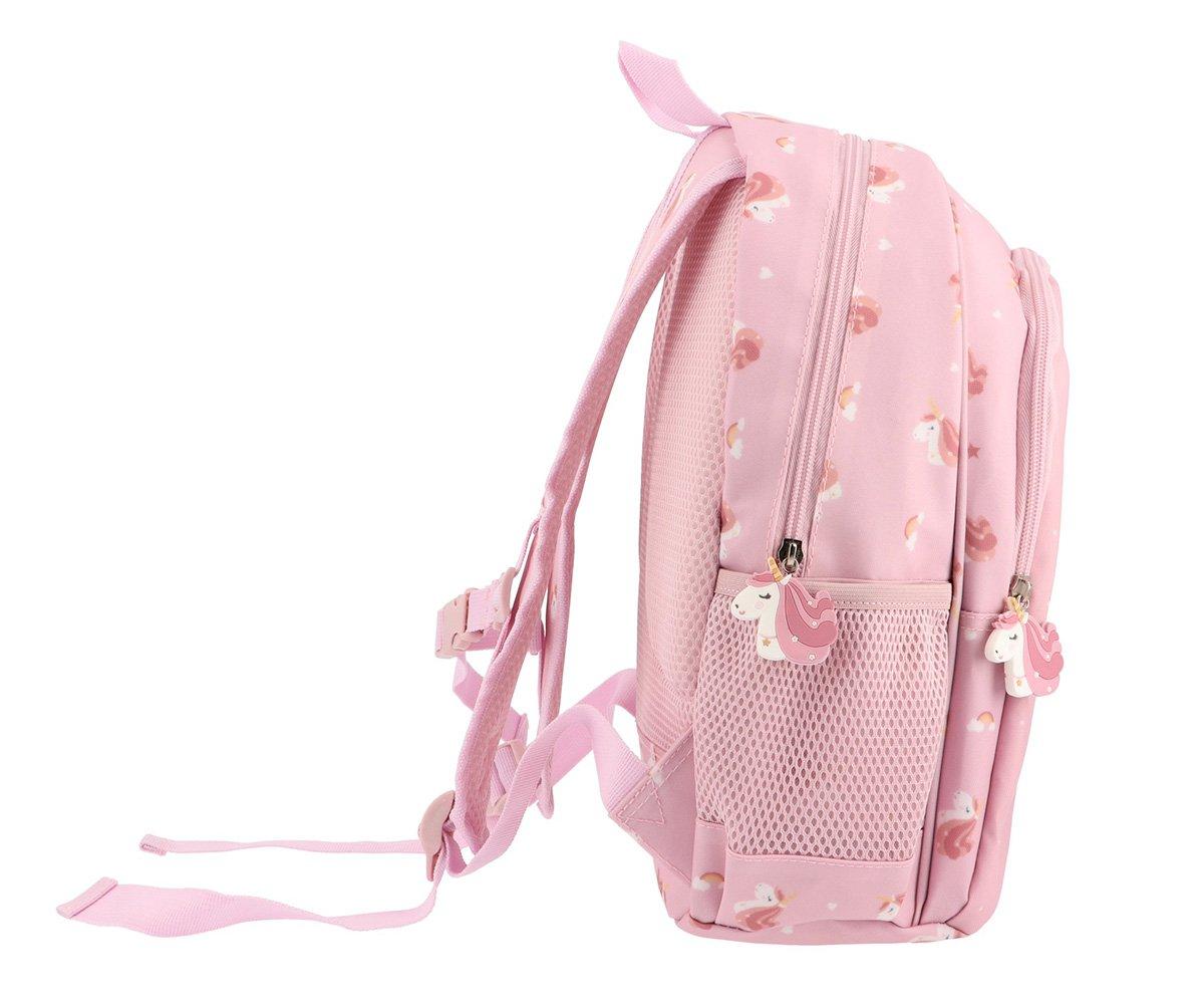 Mochila Média e Porta-Chaves - Magical Unicorn