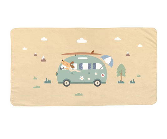 Toalha de Praia Microfibra - Surf Van