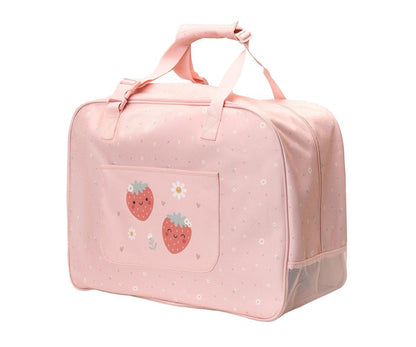 Saco de Praia Grande com Rede - Strawberries