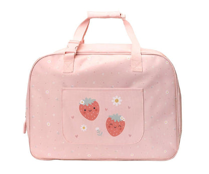 Saco de Praia Grande com Rede - Strawberries
