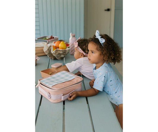 Bolsa Térmica Rígida com Alças - Stripes Apricot