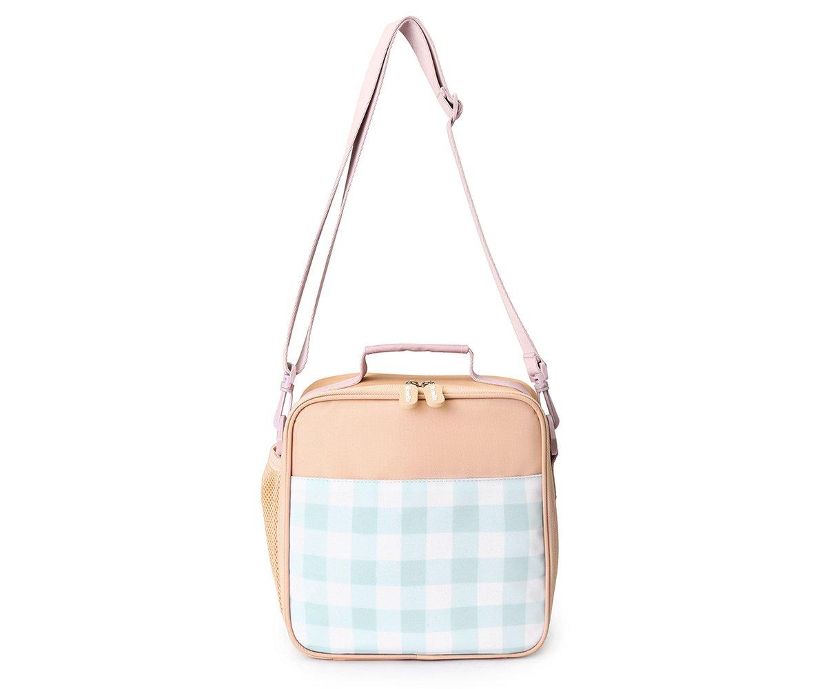 Bolsa Térmica Rígida com Alças - Stripes Apricot