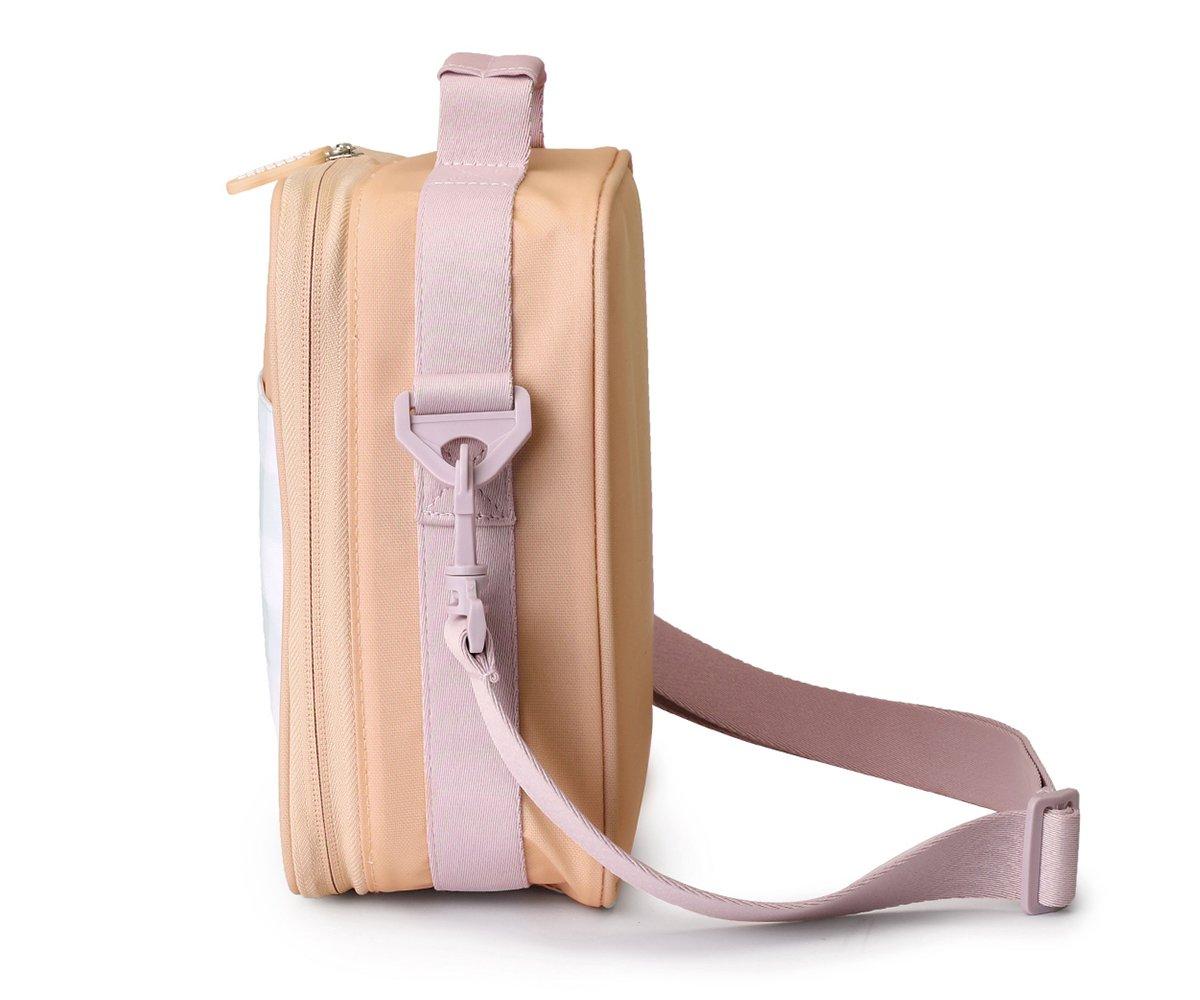 Bolsa Térmica Rígida com Alças - Stripes Apricot