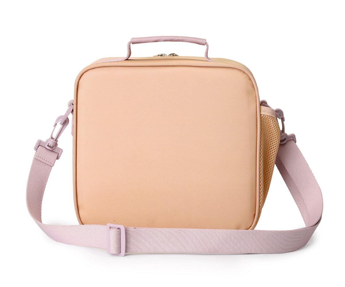 Bolsa Térmica Rígida com Alças - Stripes Apricot