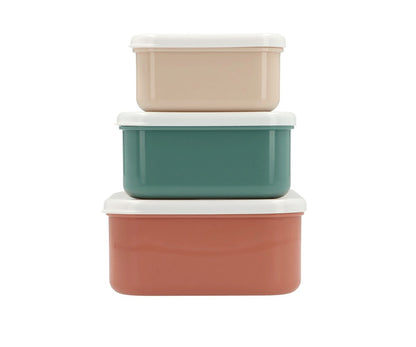 3 Caixas Snack - Geometric Nature