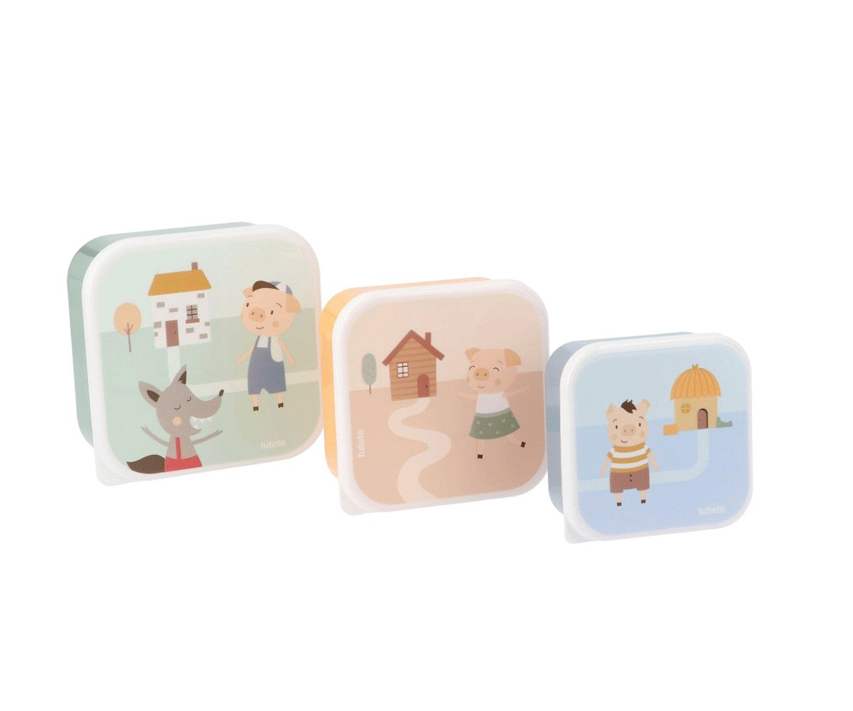 3 Caixas Snack - The Three Little Pigs
