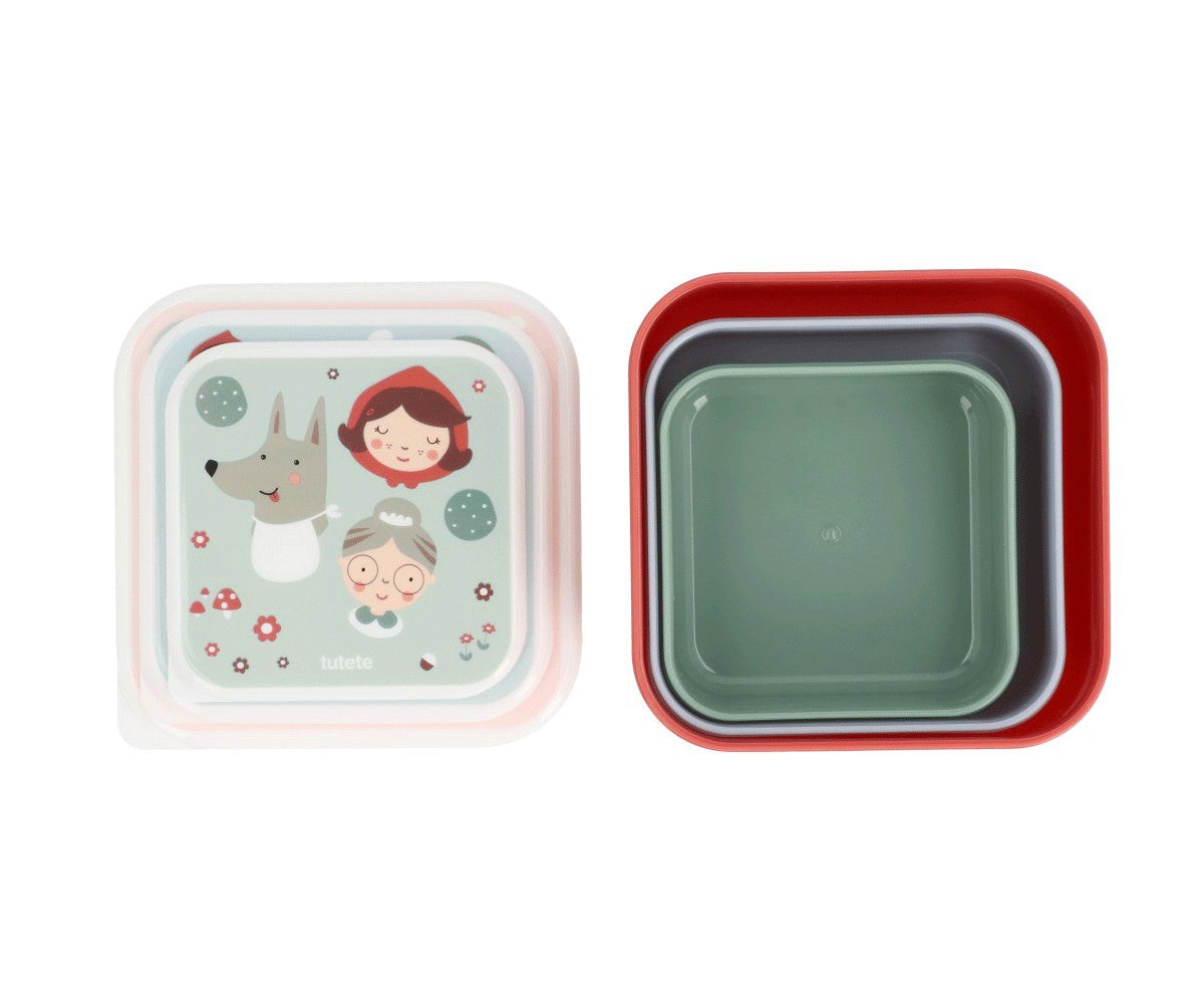 3 Caixas Snack - Little Red