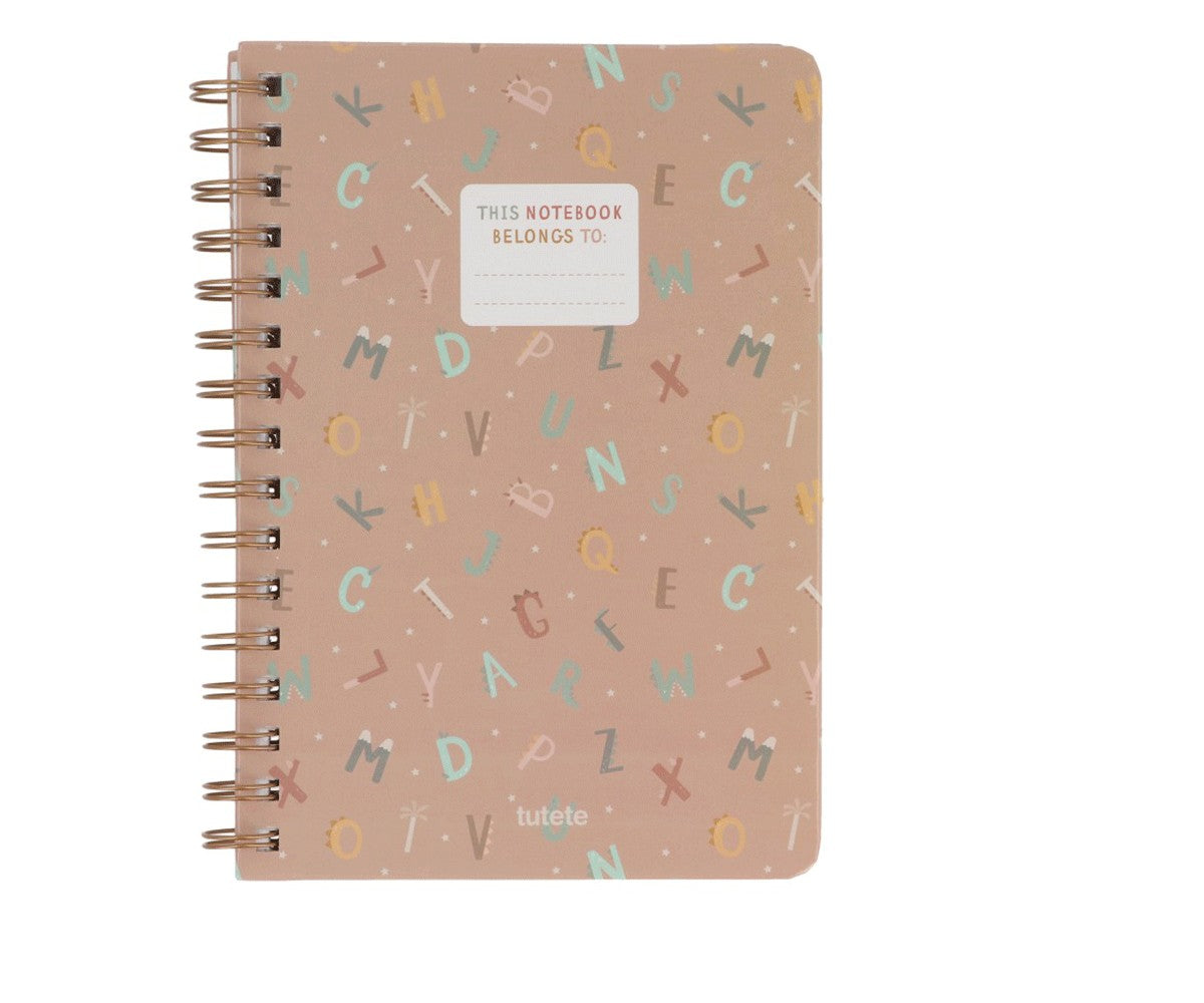 Caderno A5 - Funny Letters