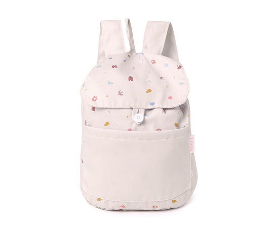 Mochila pequena tecido - Geometric Nature