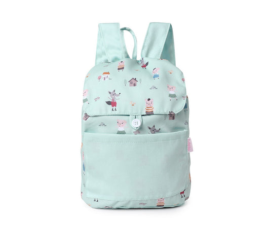 Mochila pequena tecido - The Three Little Pigs