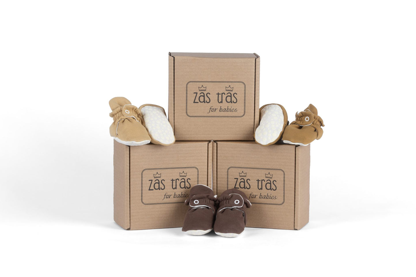 Zás Trás - Booties Fluffy - Chocolate Tiramisu | Inverno